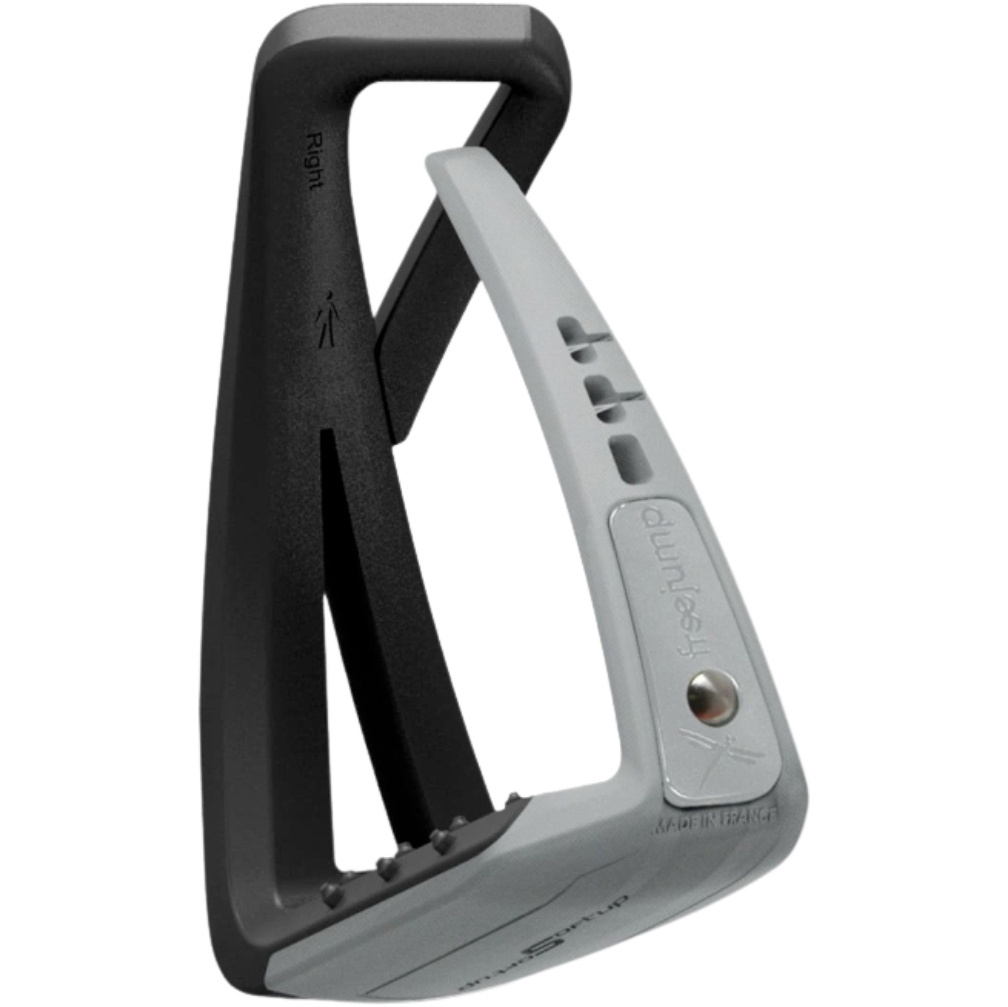 2026 Freejump Soft ' Up Lite Stirrups - Black / Iron Matte
